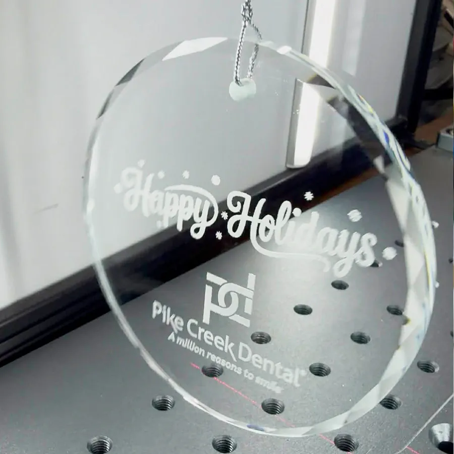 Glass ornaments